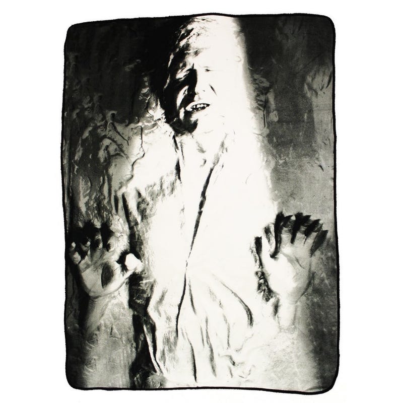 Han Solo in Carbonite throw rug
