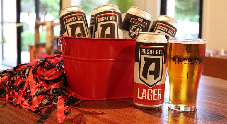 Rugby ATL Lager Ironmonger Brewing