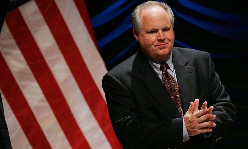 Rush Limbaugh (USA Today photo via Getty Images)