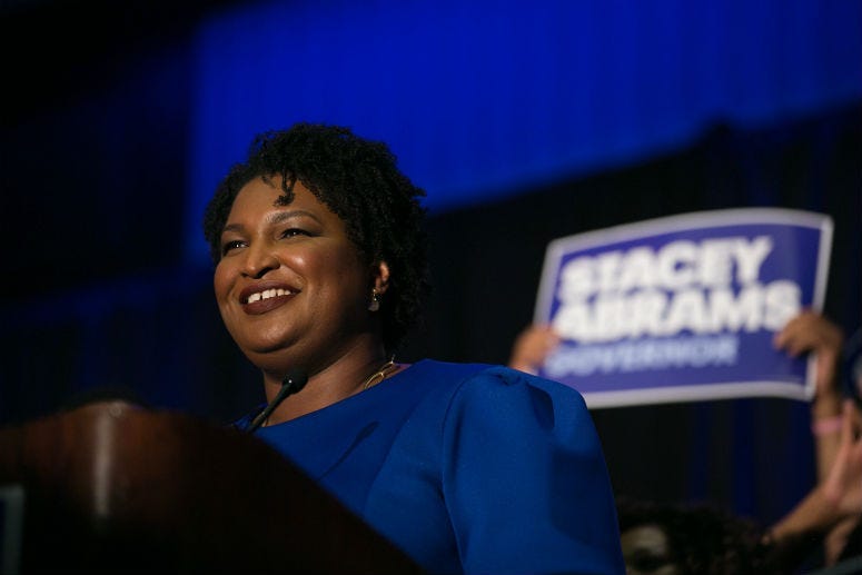 After President Donald Trump finishes his State of the Union address, Stacey Abrams will have a turn in the national spotlight when she delivers the Democratic response.