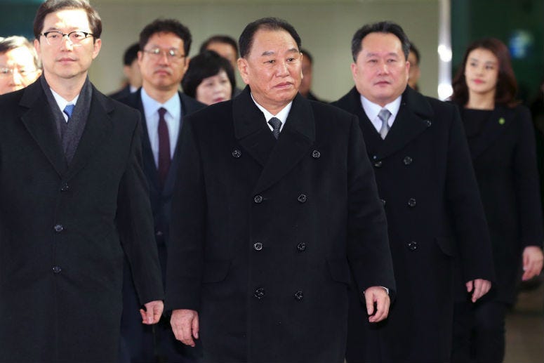 North Korea's lead negotiator in nuclear talks with the US, Kim Yong Chol, arrived in Washington Thursday, just hours after President Donald Trump rolled out a new missile defense strategy that appears to contradict his own claim that Pyongyang is no long