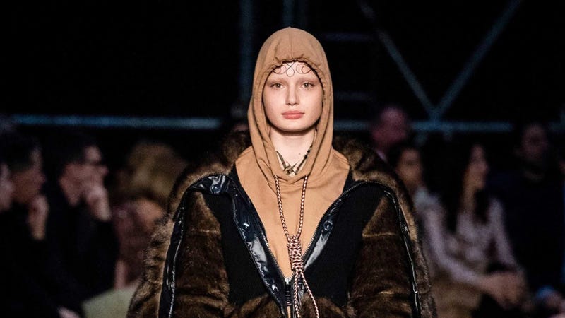 Burberry noose hoodie