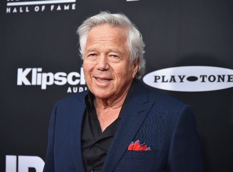 New England Patriots owner Robert Kraft could be charged as early as Monday with soliciting prostitution, according to the State Attorney's Office in Palm Beach County, Florida.