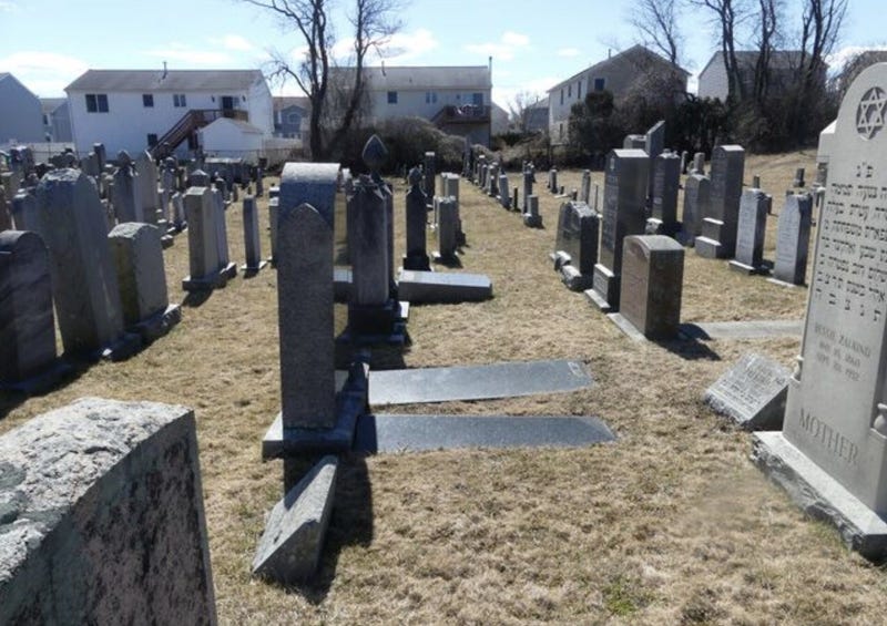 Jewish cemetery vandalized