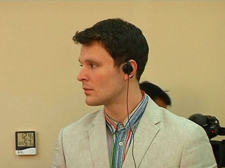 The North Korean government presented the United States with a bill for $2 million for the hospital care of Otto Warmbier, the American college student who was held as a prisoner by Pyongyang.