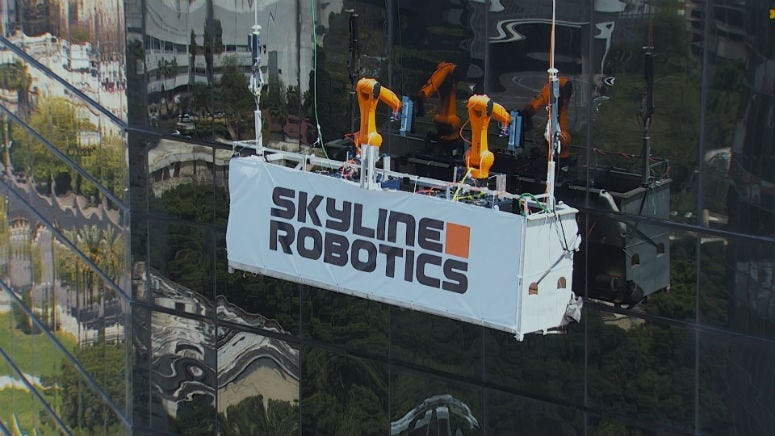 A skyscraper window washer regularly ranks among the toughest jobs in the world.