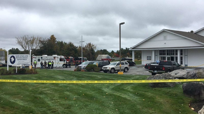 A suspect is in custody after a Saturday shooting at a New Hampshire church, police said.
