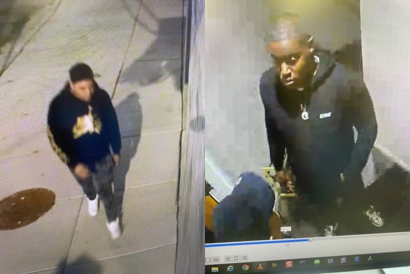 Police say these two men are wanted in a murder from Sept. 12, 2020, in the 700 block of North Morgan Street.