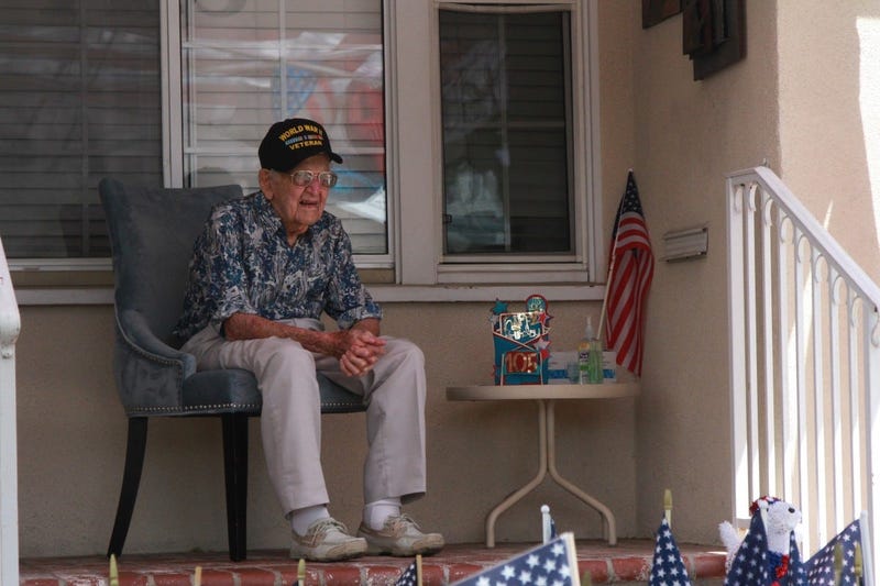 WWII vet birthday bash