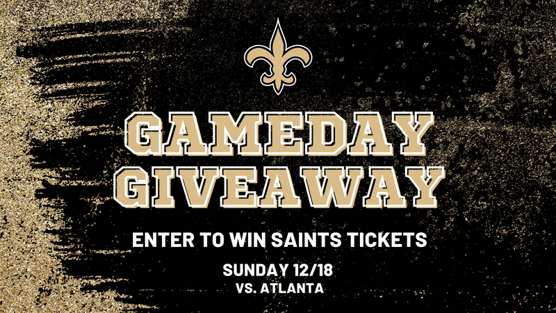 Gameday Giveaway: Saints vs Atlanta