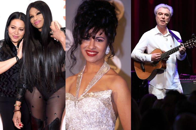 Salt n Pepa, Selena, David Byrne