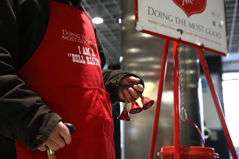 Salvation Army bell ringer