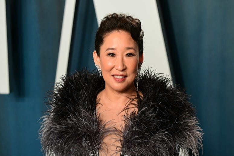 Sandra Oh Vanity Fair Oscars Party 2/10/20