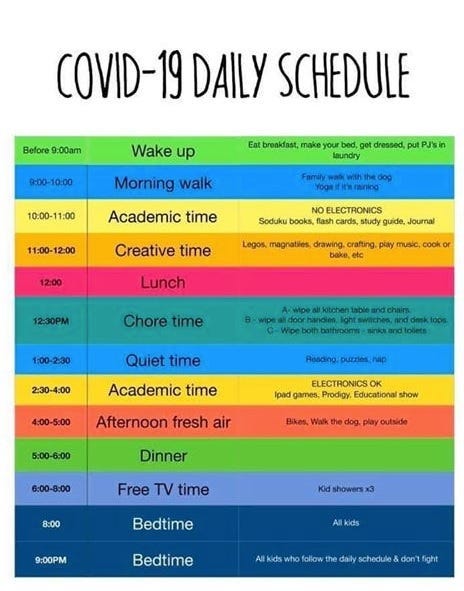 schedule