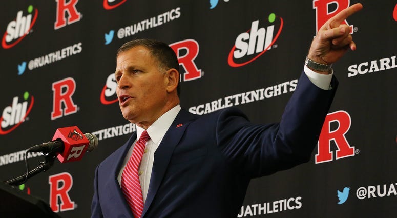 Sep 15, 2018; Arlington, TX, USA; Ohio State Buckeyes defensive coordinator Greg Schiano on the field prior to the game against the Texas Christian Horned Frogs at AT&T Stadium. Mandatory Credit: Matthew Emmons-USA TODAY Sports