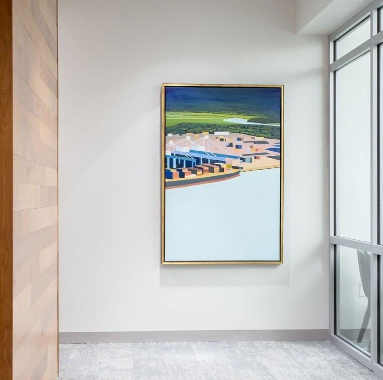 Port II by Kate Hooray Osmond hangs at SCPA.