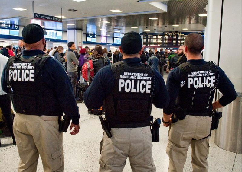 Homeland Security at Penn Station