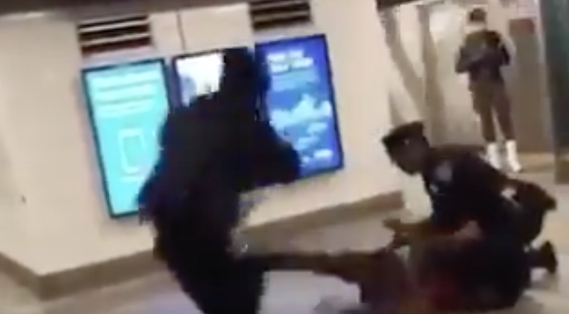 NYPD officer kicked