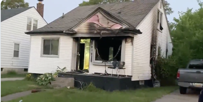 Detroit House Fire