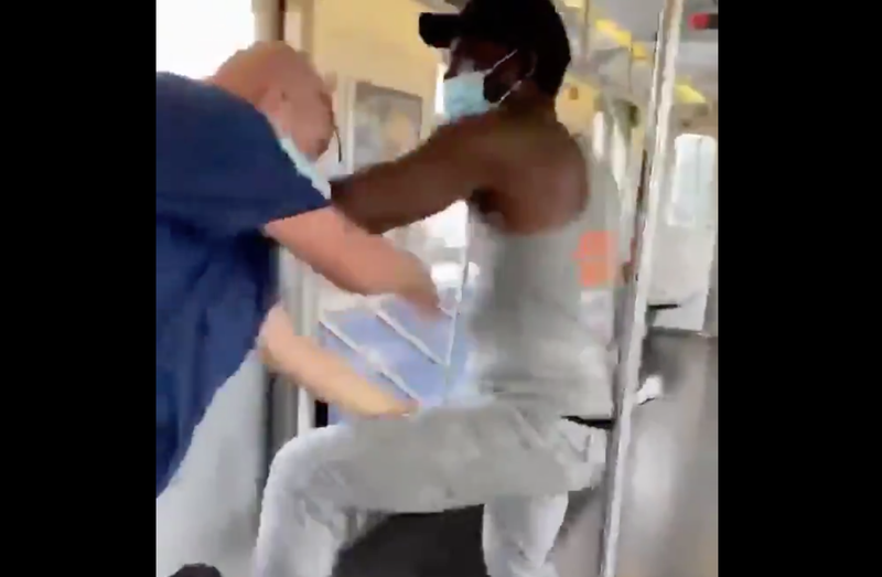 7 train stabbing