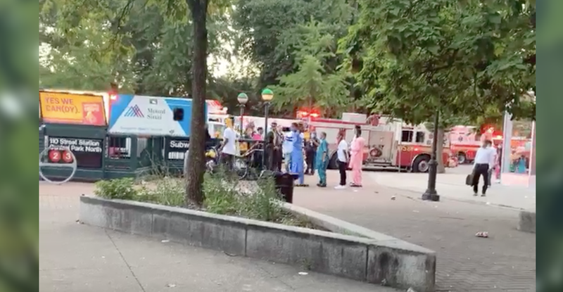 person struck 110 Central Park North