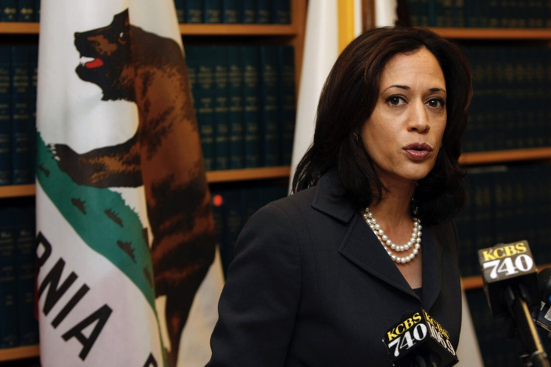 Kamala Harris as San Francisco District Attorney in 2010.