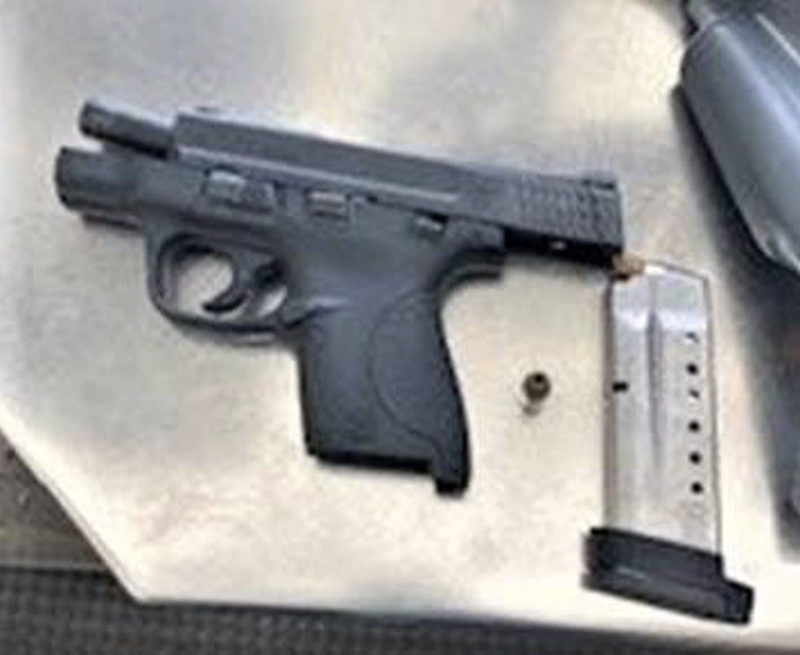 TSA gun confiscated at Newark Airport