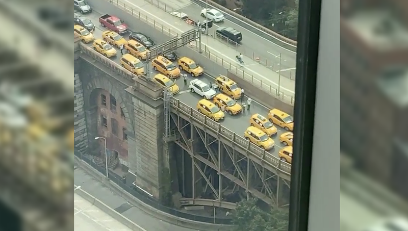 Taxi demonstrations