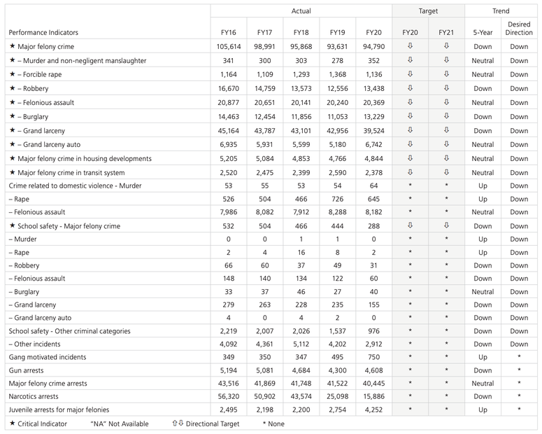 Mayor’s Management Report 2020