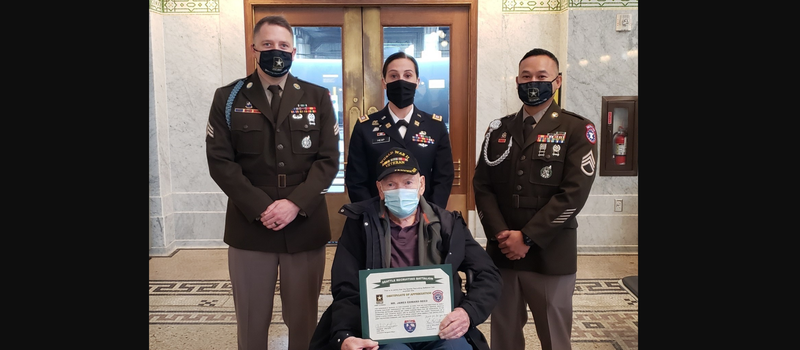Army recruiters help WWII Veteran fulfill lifelong dream