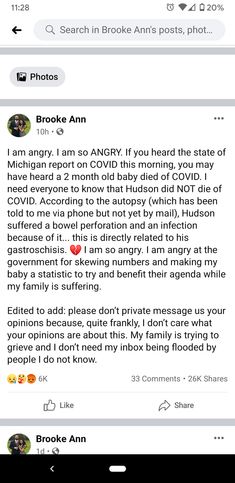 A woman went viral with the claim the state's covid-19 death announcement was fake