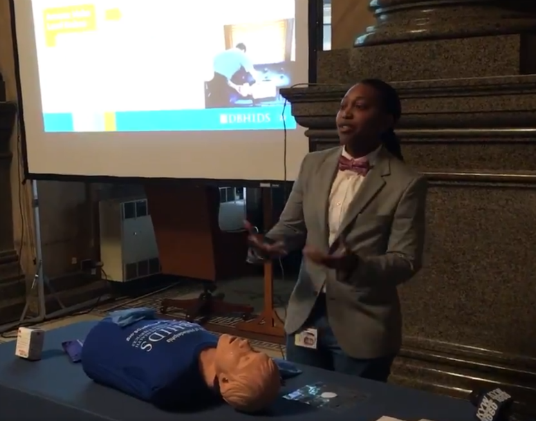 It's a sign of the times: Philadelphia City Council members and their staffs received training Tuesday on how to administer the overdose-reducing drug Narcan.
