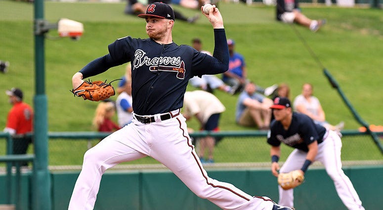 Atlanta Braves pitcher Sean Newcomb
