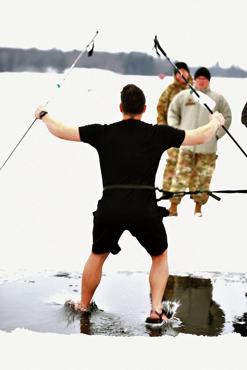 Massachusetts Guard trains in ‘ice bath’