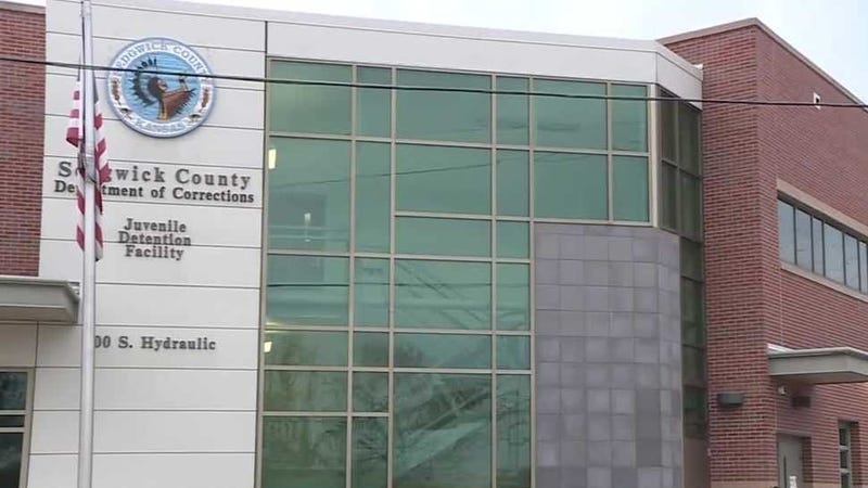 The exterior of the Sedgwick Co Juvenile Detention Facility
