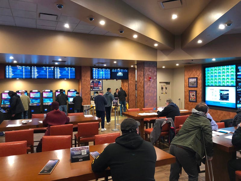 Sports Lounge at Seneca Buffalo Creek Casino. January 30, 2020 (WBEN Photo/Mike Baggerman)