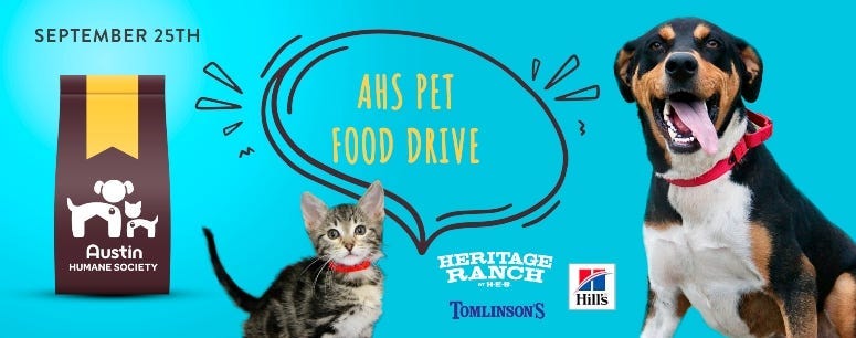 Austin Humane Society Pantry Event September 2020