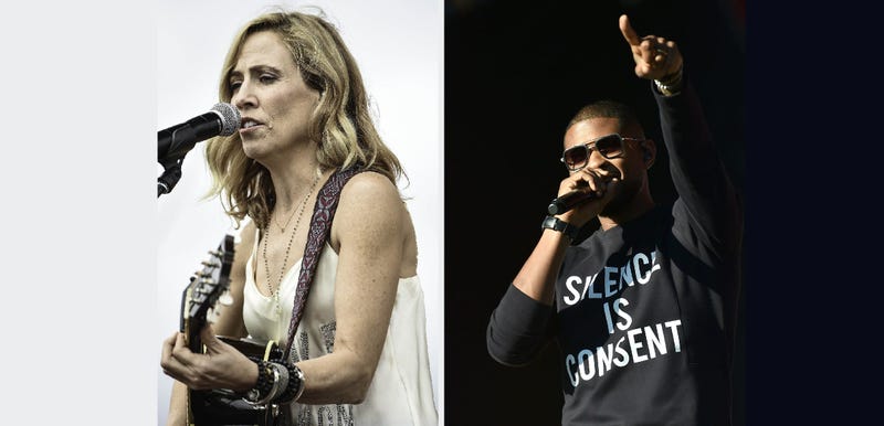 Sheryl Crow and Usher