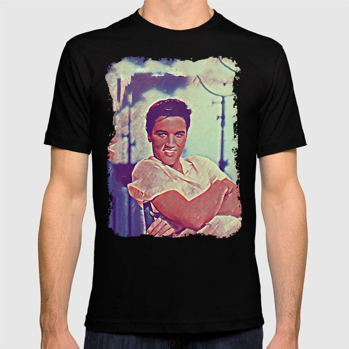 Elvis vintage art T-shirt