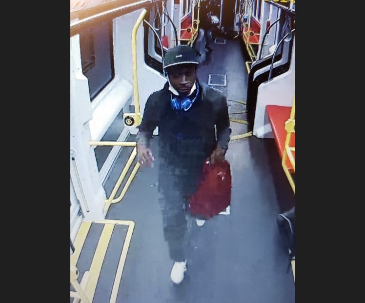 The man has been identified as a person of interest in the shooting.