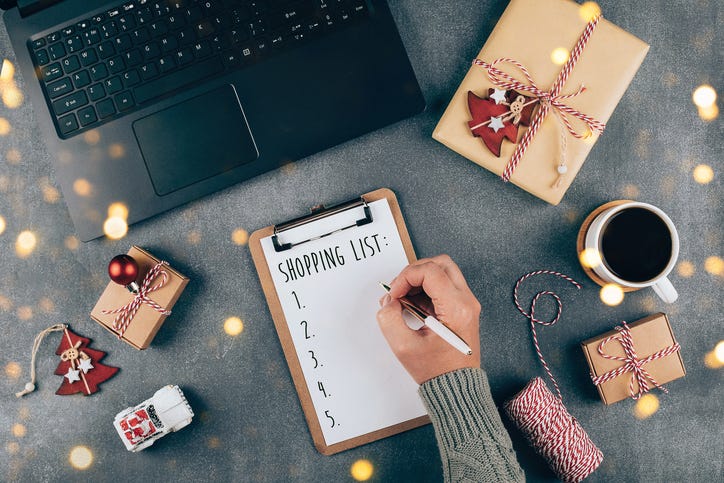 Holiday Shopping List