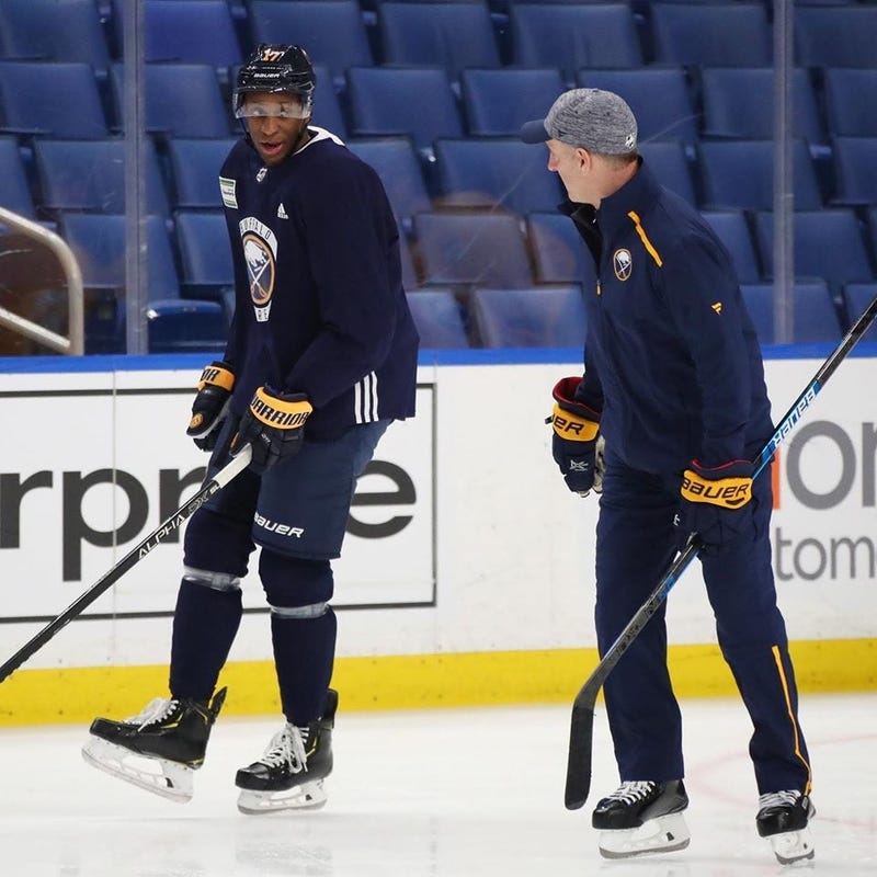 Wayne Simmonds and Ralph Krueger