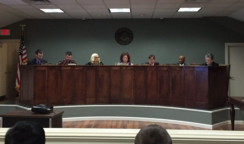 Simpsonville City Council with Mayor Janice Curtis