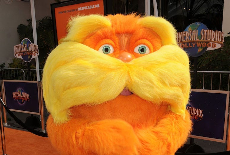 The Lorax, Red Carpet, Dr. Seuss, Costume, 2012, Movie Premiere