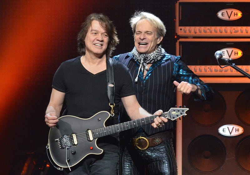 30 March 2012 - Pittsburgh, PA - Singer DAVID LEE ROTH and guitarist EDDIE VAN HALEN of the legendary rock group VAN HALEN perform on a stop of their US Tour held at the CONSOL Energy Center. Photo Credit: Devin Simmons/AdMedia /Sipa USA