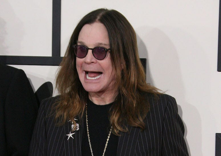 Ozzy Osborne, Grammy Awards, Huge Smile, Red Carpet, 2014