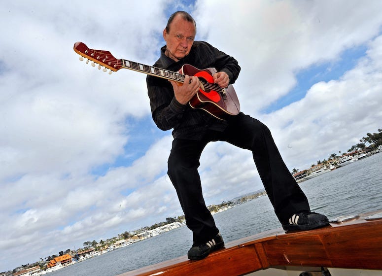 Dick Dale, Guitar, Yacht, Newport Harbor, Lake, Water, 2009