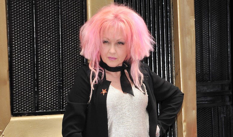 Cyndi Lauper, Pink Hair, Hollywood Walk of Fame, Ceremony, 2016