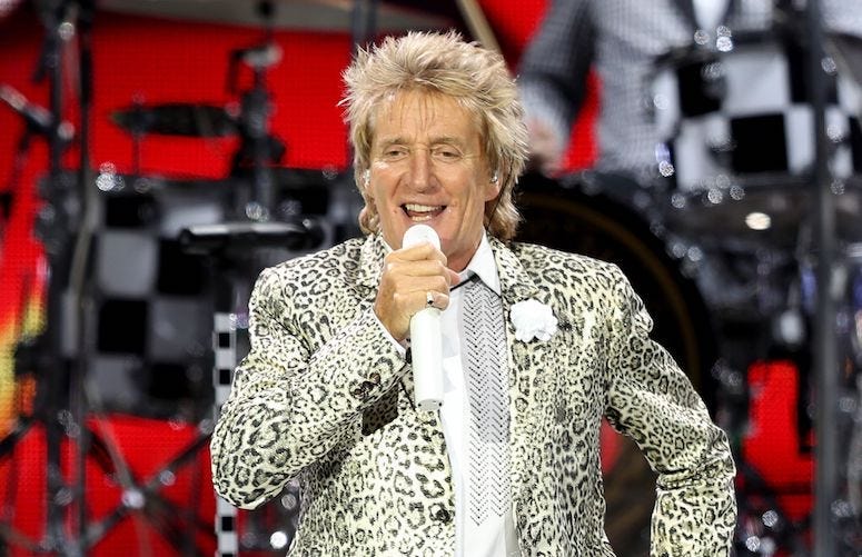 Rod Stewart, Concert, Singing, Nottingham Motorpoint Arena, 2016