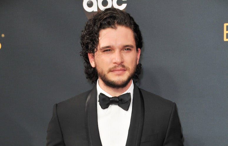 Kit Harington, Red Carpet, 68th Annual Primetime Emmy Awards, Tuxedo, Smile, 2016